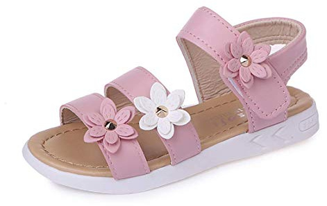 QZBAOSHU Sandale Fille Chaussure Enfant Fille Ete Sandalette Fille Cuir