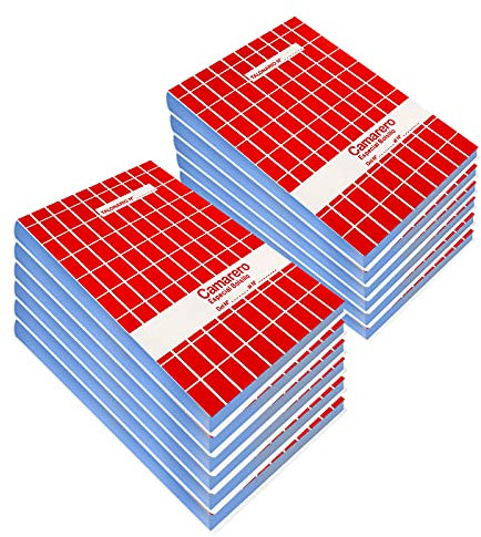 EUROXANTY Bloc camarero | Talonario de Bolsillo | Para coger Comandas | Hojas con Precorte | Original y copia | 80 hojas por talonario | 13 x 9 cm, 12