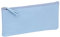 Clairefontaine 410165C Schlampermäppchen aus Lammleder Flach, 11 x 22cm, 1 Stück, Himmelblau