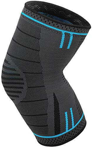 KGONE Knee Support, Breathable Anti-Slip Knee Compression Sleeve for Men & Women, Knee Support Brace for Joint Pain Relief, Arthritis, Recovery, Running, Basketball, Walking, Sports (Single Wrap)