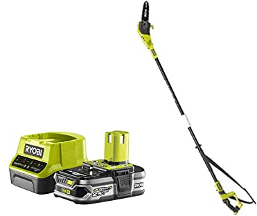 Pack RYOBI Elagueur à chaine sur perche 18V One+ OPP1820-1 Batterie 2.5Ah - 1 Chargeur rapide RC18120-125