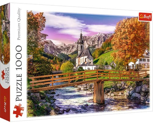Trefl, Puzzle, Herbstliches Bayern, 1000 Teile, für Kinder ab 12 Jahren, mehrfarbig, 10623