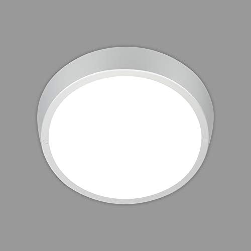 BRILONER Leuchten - LED Außenleuchte, Außenlampe, Außenwandlampe, IP44, 24 Watt, 2160 Lumen, 4.000 Kelvin, Weiß/Silber, 270x93mm (DxH), 3018-014