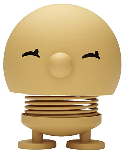 Hoptimist Soft Bimble Wackelfigur & Glücksbringer, Skandinavische Deko Figuren für Wohnzimmer, Schreibtisch, Büro, Bürodeko & Lustige Kleine Geschenke, 7,4 x 8,5 x 9,5, Medium, Mimosa