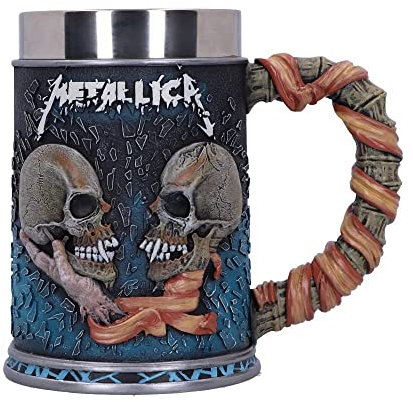 Nemesis Now Officially Licensed Metallica Sad But True Tankard 15.5cm, Resin, Blue