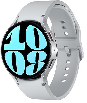 Samsung Galaxy Watch6 44mm, Smartwatch Analisi del Sonno, Monitoraggio Benessere, Batteria a lunga durata, Bluetooth, Ghiera Touch in Alluminio, Silver [Versione italiana]