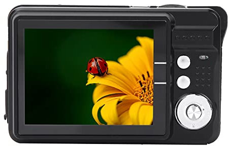 Kameras Für Fotografie Kamera Kunststoff Metall 2,7 Zoll Bildschirm 1080P Hdldren Spielzeug Digitale Videokamera Kinder Mit Batterie (schwarz) (Black)
