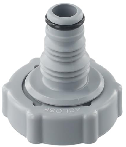 HpLive P6H1419 Válvula de drenaje, para drenaje de piscina, adaptador de manguera de drenaje de manguera, conector de válvula (1 unidad)