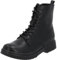 Palado Stiefeletten Damen Djerba - bequeme Boots - leicht gefütterte Stiefel für Herbst & Winter - modische Winterschuhe Schwarz Matt UK6 - EU39
