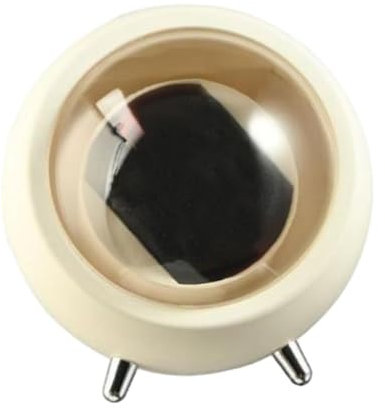 kowaku Automatischer Uhrenbeweger, selbstaufziehende Uhrenbox, mechanische Uhren, stumm, Ornament, Uhrengehäuse, Halter für Einzelhandel, Geschenke für, Weiß