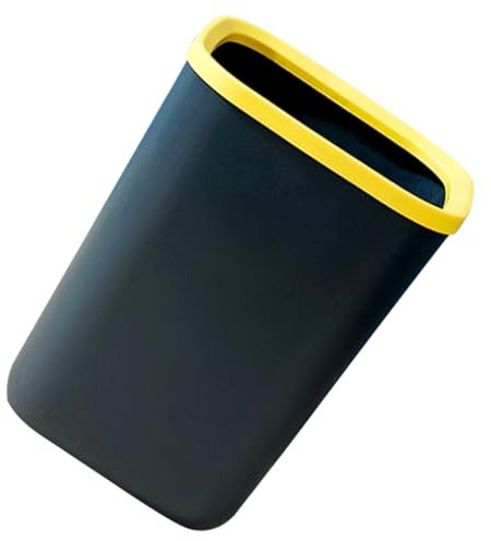 DIKACA Papelera Del Dormitorio Cesta Cubo De Basura Estrecho Papelera De Plastico Cubo De Basura De La Cocina Caja De Basura De La Habitación Oficina Largo El Plastico Bote De Basura