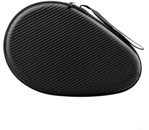 Tischtennisschlägerhülle, Tischtennis-Tasche, Abdeckung, Paddel, EVA-Tasche, wasserdicht, für 2 Tischtennisschläger und viele Bälle, Silber