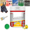 Vgpbphj Nante Wind Paint, Quick-Dry Anti-Slip Water-Based Floor Paint, Gold Silk Waterproof Epoxy Floor Paint for Interior & Exterior (Light Green)