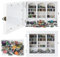 Bibliothèque pour L'anxiété,Meuble Bibliothèque Miniature,Bibliothèque Miniature Créative pour Maisons de Poupées en bois Cadeau Anti-stress pour les Amoureux des livres Ornement Décoratif (Blanc)