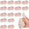 Fingerverband 30 Stück Schlauchförmiger Fingerschützer Atmungsaktiv Finger Bob Fingerkuppenschutz Dehnbar Baumwolle Fingerlinge Fingerpflaster