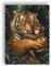 Ginfonr DIY Diamond Art Painting Zubehör Affe Set Full, 5D Diamant Painting Tiger Bilder Kit Crystal Rhinestone Embroidery Decoration Für Home Wall Décor 30x40 cm 2