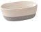 Woven Cotton Rope Storage Basket, Woven Baskets with Handles for Toy Storage, Small Storage Baskets for Towel, Book, Bathroom, Nursery Organizing (hite and gray)