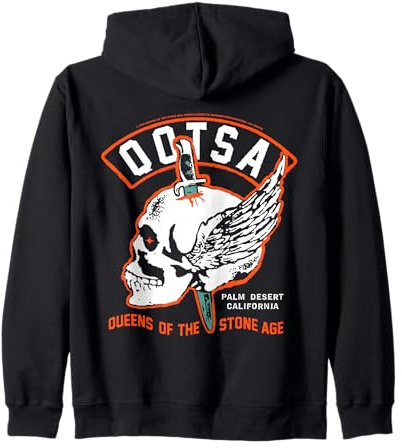 Offizielles QOTSA Palm Desert California Retro Rock Band Kapuzenjacke