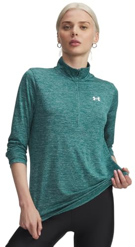 Under Armour Damen Tech Twist Viertelreißverschluss T-Shirt (1er Pack)