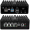 CYMINILMDPC Router Solid Firewall Appliance,N6210 Fanless Mini PC 4x i226-V 2.5G Soft Router,4 USB, HDMI, DP, 1 RJ45 COM,Support PF2.7 OPNsense，Barebone