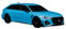 YCNXEB Miniatur Modelle 1 43 Für Audi ABT RS6 S4310707 Blaue Limousine Legierung Automodelle Metallspielzeug Bausätze Kindergeschenkkollektion Originalgetreue Nachbildung