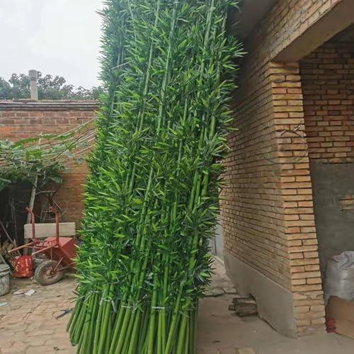 Árbol de bambú Artificial para Exteriores Árboles de bambú artificiales grandes de 1,1 m, 1,5 m, 1,9 m y 2 m, for exterior e interior, for decoración de bricolaje y cercas de jardín, con privacidad.(2