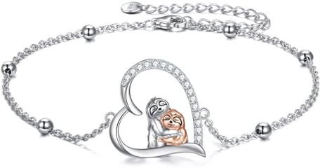 VONALA Tier-/Keltenkreuz-/Bergkompass-Armbänder für Frauen, S925 Sterlingsilber, verstellbares Kettenarmband, Schmuckgeschenke für Familie und Freunde