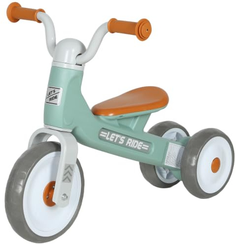 AIYAPLAY Baby Balance Bike for 1-3 Years Boys Girls No Pedal 3 Wheels | Toddler Balance Bike, 3 Silence Wheels, Safe Limited Steer, Indoor Outdoor Riding