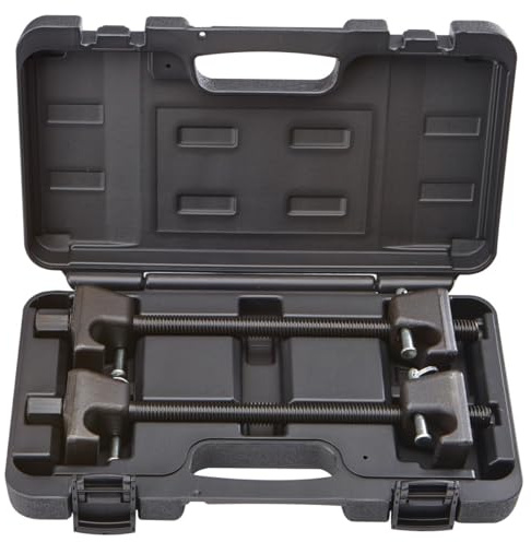 JOMAFA -Compresor de muelles de suspension MacPherson. Compresor de muelles con pasador de seguridad, Juego de 2 compresores.