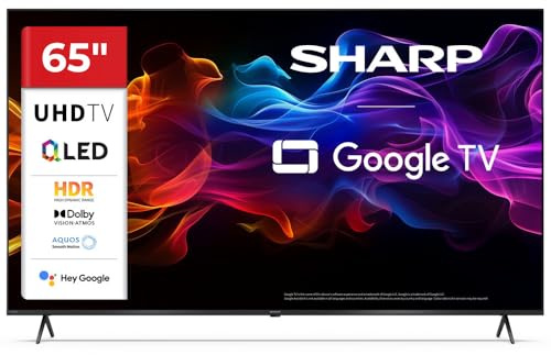 Sharp 65 Pollici QLED 4K Ultra HD Google TV™ Dolby Vision Dolby Atmos 65HP5265E (HP Series)