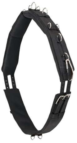 SheerFaring Training Surcingle Multifuncional para Caballo Correa de Ajustable con Cinturón de Adiestramiento Profesional Materiales Suaves y Resistentes, S