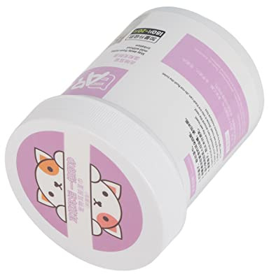 Jelquix Pet Wipes Organic Aloe Vera for Ear Cleaning in Dogs and Cats 180 Count Non Woven