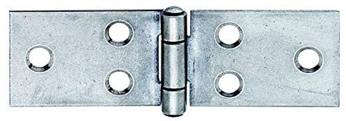 Alberts 361303 Tischband | mit vernietetem Edelstahlstift | Edelstahl | 32 x 101 mm