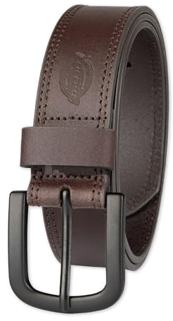 Dickies Men's Belt With Hex Rollerbuckle and Rivet Detail Belt