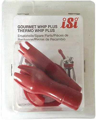 iSi Ersatzteilset mit Kopfdichtung, Stern- und Tulpen-Garniertülle passend für Gourmet Whip PLUS und Thermo Whip PLUS