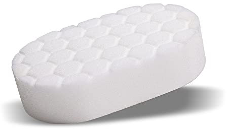 Chemical Guys BUFX_202 Hex-Logic Polishing Hand Applicator Pad, White (3 in. x 6 in. x 1 in.)