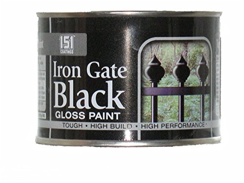 2 X 180ml Coatings: Iron Gate Black Gloss Paint