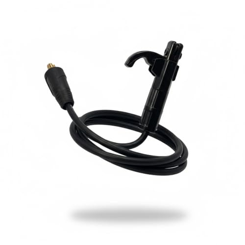 Solter Pinza Portaelectrodos 3m Cu 25mm² 35-50 200A – Cable de Cobre de Alta Conductividad – Conector Dinse – Soldadura MMA Profesional y Segura