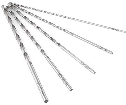 5PCS spinnenfänger extra Hochgeschwindigkeitsstahlbohrer Satz stellte gerade Schaft Spiralbohrer Werkzeug 2-5mm für Holz ein