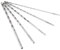 5PCS Extra Long 5.9-6.3 Inch Length High-Speed Steel Drill Bit Sets Straight Shank Twist Drill Bit Tool 2-5mm for Wood