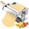 ISILER Pasta Maker, 9 Adjustable Thickness Settings 2-in-1 Pasta Machine with Rollers and Cutter, 180 Roller Noodle Maker for Pasta, Dumpling Skin, Spaghetti, Fettuccini or Lasagna