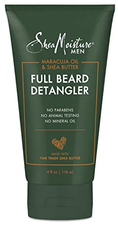 SheaMoisture Beard Conditioner, Full Beard Detangler for Full Beards, Maracuja Oil and Shea Butter, Paraben Free, 4 oz