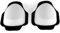 Oldbones Ginocchiere universali per motocross, ginocchiere da corsa, colore bianco