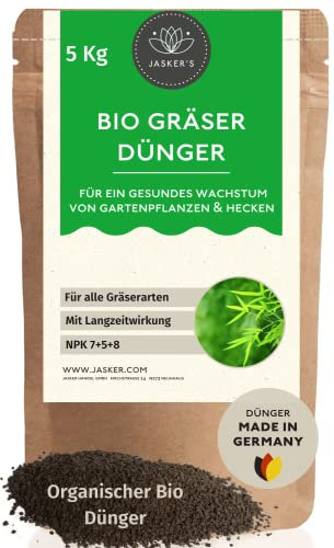 Dünger für Gräser 5 Kg I 100% Langzeit-Dünger I Gräser Dünger Für Pampasgras, Ziergräser & andere Gräser I In Deutschland Abgefüllt