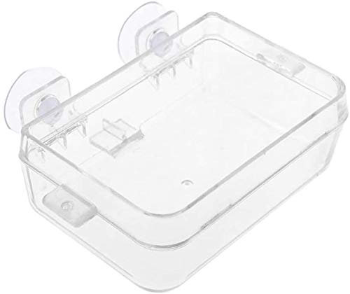 Anbaituor Reptilien Futterschale - Reptilien Echse Feeder hängende Futterteller mit Saugnapf - für Gecko Schildkröte Schlangen Chamäleon Leguan Eidechse