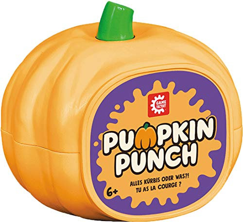 Game Factory- Fantasma Pumpkin Punch, reacción ultrarrápido para Amigos y Familia, Juego de Cartas para niños a Partir de 6 años. (646253)