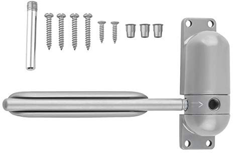 Chiudiporta Automatici Chiudiporta Idraulico Antincendio a Molla Regolabile Più Vicino Automatico (Grigio)