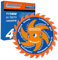 4-1/2 (115mm)-24T, Wood Working Circular Saw Blade, Arbor 3/8(9.5mm), Use on all brand 9.5mm arbor Cordless Saw, For Laminate, Veneer Board, Plywood, Hard wood, MDF and HDF Cutting