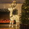 Eambrite Christmas Reindeer Light up Deer Deocrations Mains Powered LED Twinkling Reindeer for Home and Garden - Large 1.2m, Warm White