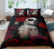 AYMAING Bettwäsche 3D Totenkopf & Rosen Bettbezug Set 200 x 200 cm Bettwäsche Set 3 Teilig Bettbezüge Mikrofaser Bettbezug mit Reißverschluss und 2 Kissenbezug 80x80cm